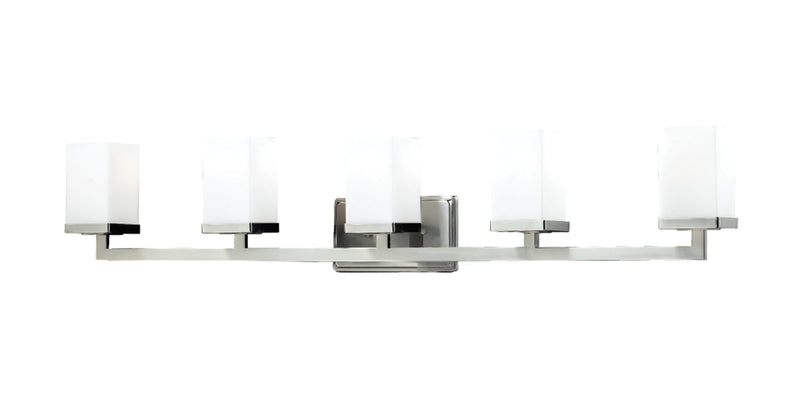 Tidal 5 Light 40" Vanity in Brushed Nickel