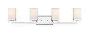 Tidal 4 Light 33.25" Vanity in Chrome