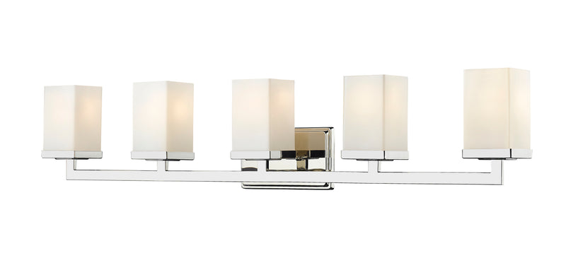 Tidal 5 Light 40" Vanity in Chrome
