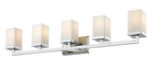 Tidal 5 Light 40" Vanity in Chrome