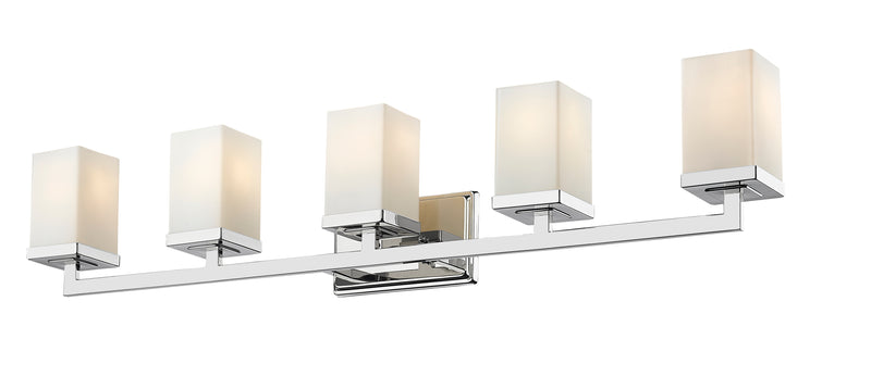 Tidal 5 Light 40" Vanity in Chrome