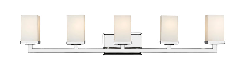 Tidal 5 Light 40" Vanity in Chrome