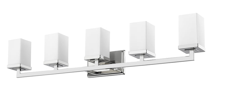 Tidal 5 Light 40" Vanity in Chrome