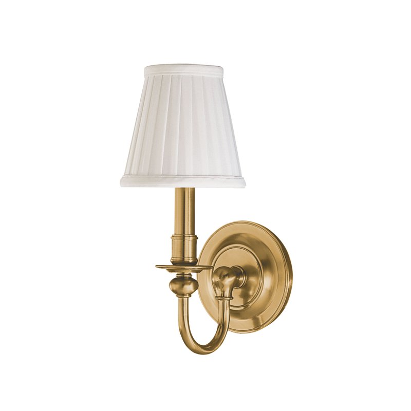 Beekman Wall Sconce in Aged Brass