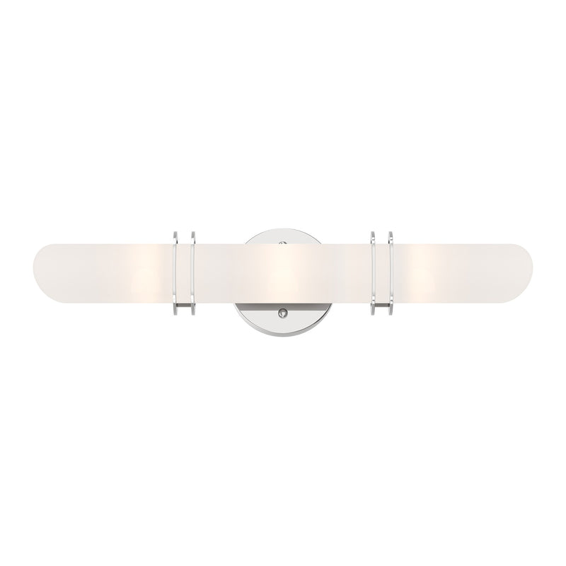 Pelham 3-Light ADA Bath Vanity Light in Polished Chrome