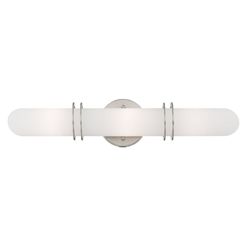 Pelham 3-Light ADA Bath Vanity Light in Brushed Nickel