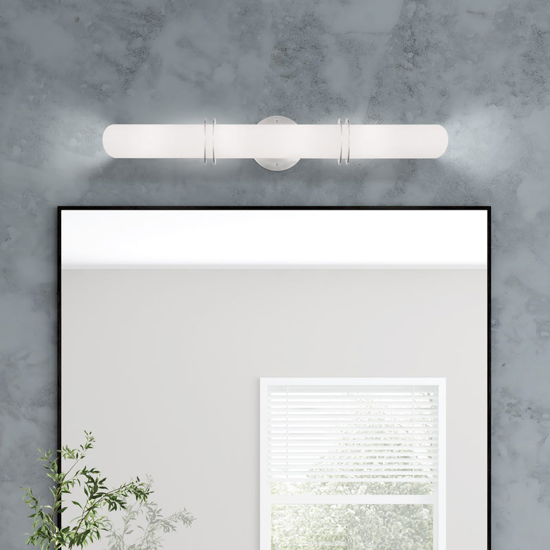 Pelham 4-Light ADA Bath Vanity Light in Brushed Nickel