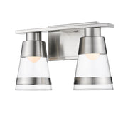 Ethos 2 Light 13" Vanity in Brushed Nickel