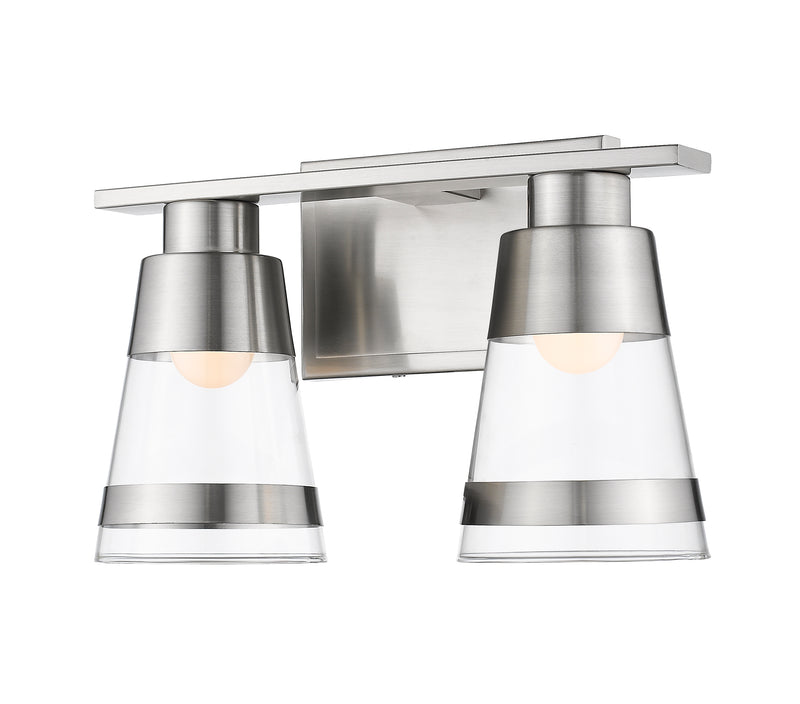Ethos 2 Light 13" Vanity in Brushed Nickel