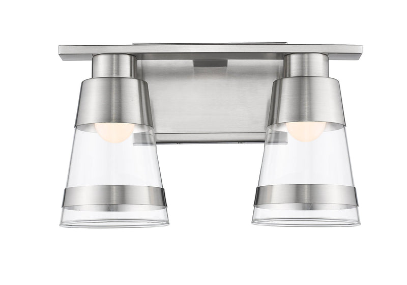 Ethos 2 Light 13" Vanity in Brushed Nickel
