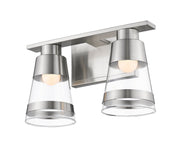 Ethos 2 Light 13" Vanity in Brushed Nickel