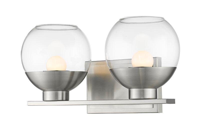 Osono 2 Light 14.25" Vanity in Brushed Nickel