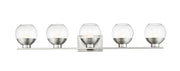 Osono 5 Light 41.1" Vanity in Brushed Nickel