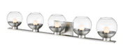 Osono 5 Light 41.1" Vanity in Brushed Nickel