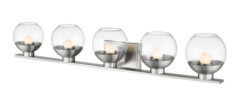 Osono 5 Light 41.1" Vanity in Brushed Nickel