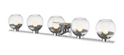 Osono 5 Light 41.1" Vanity in Chrome