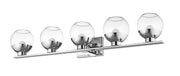 Osono 5 Light 41.1" Vanity in Chrome