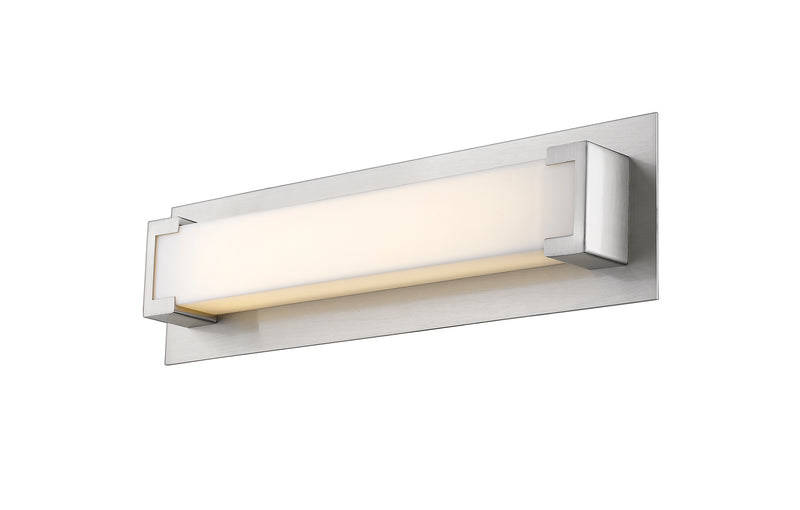 Elara 1 Light 21.7" Vanity in Brushed Nickel