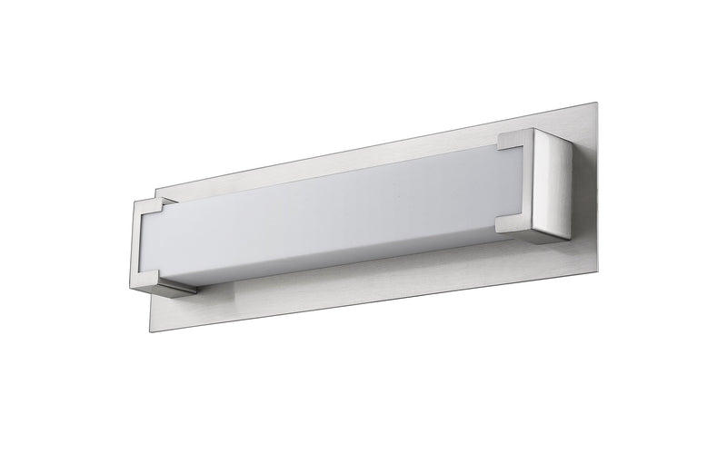 Elara 1 Light 21.7" Vanity in Brushed Nickel