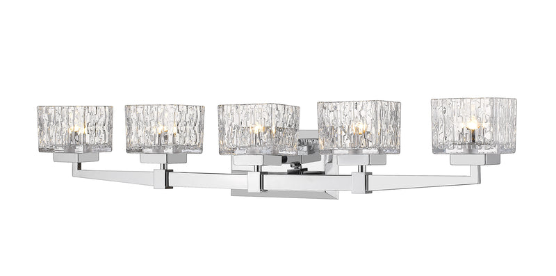 Rubicon 5 Light 36" Vanity in Chrome