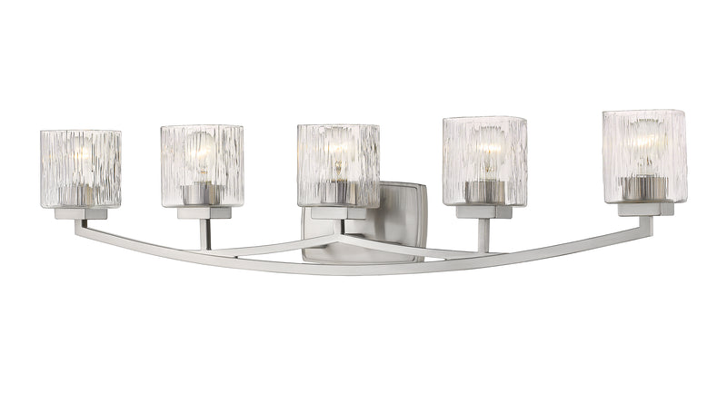 Zaid 5 Light 40" Vanity in Brushed Nickel