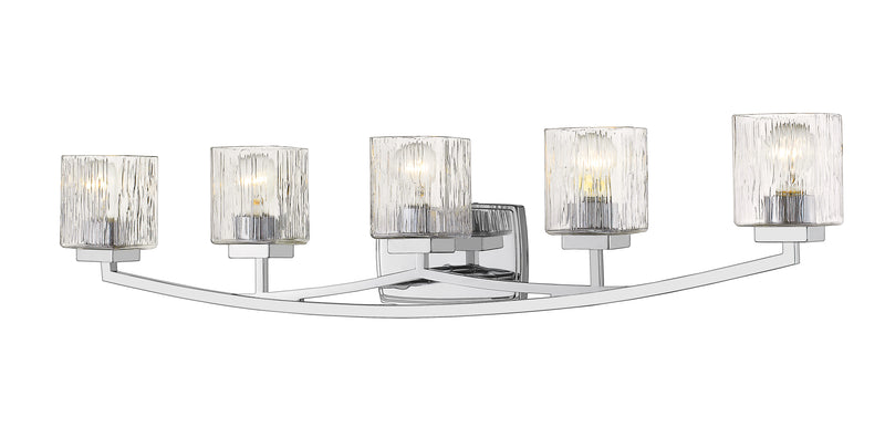 Zaid 5 Light 40" Vanity in Chrome