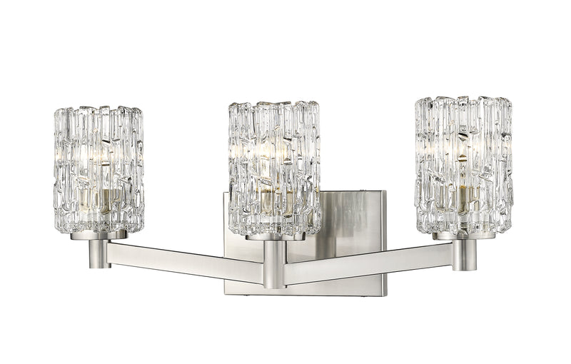 Aubrey 3 Light 22.5" Vanity in Brushed Nickel