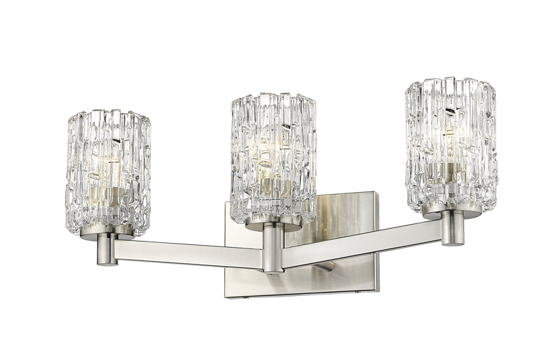 Aubrey 3 Light 22.5" Vanity in Brushed Nickel