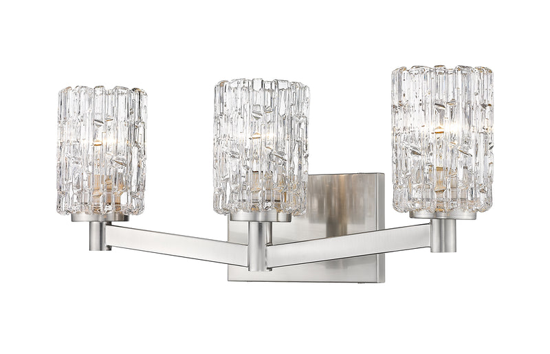 Aubrey 3 Light 22.5" Vanity in Brushed Nickel