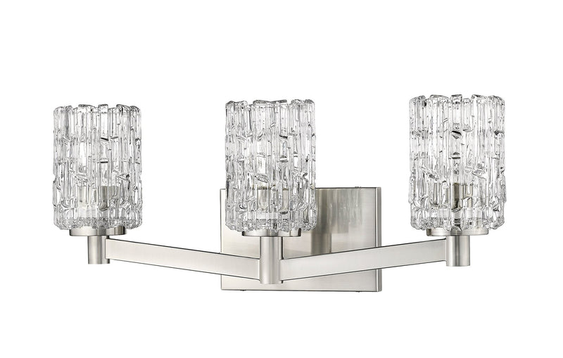 Aubrey 3 Light 22.5" Vanity in Brushed Nickel