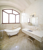 Aubrey 3 Light 22.5" Vanity in Chrome in a room setting