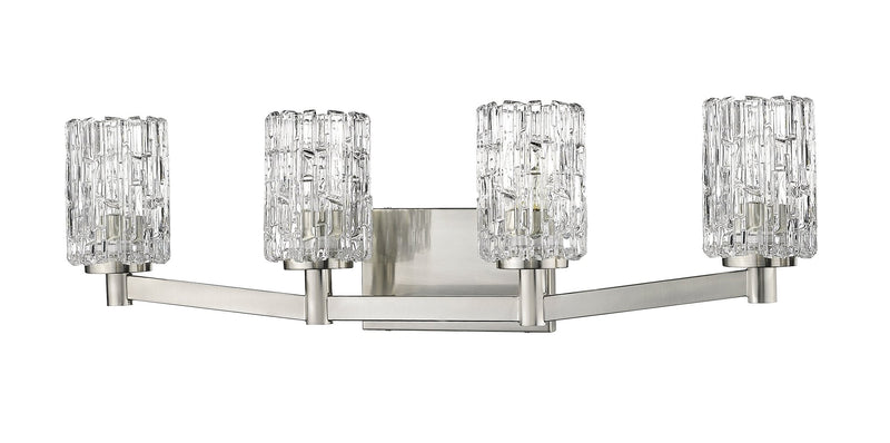 Aubrey 4 Light 31.5" Vanity in Brushed Nickel