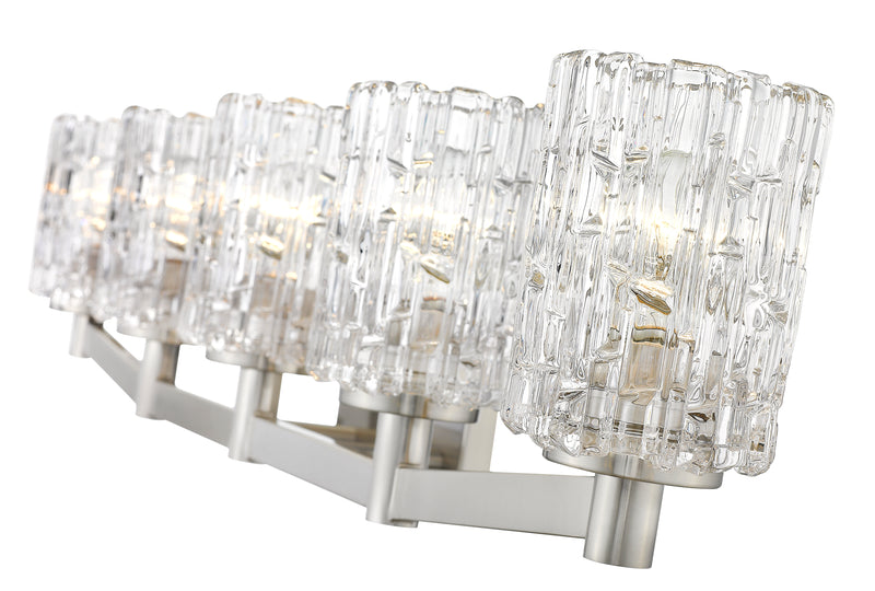 Aubrey 5 Light 40.75" Vanity in Brushed Nickel