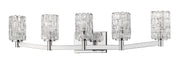 Aubrey 5 Light 40.75" Vanity in Chrome