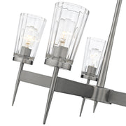 Flair 5 Light 25.5" Chandelier in Antique Nickel
