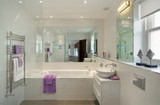 Baden 2 Light 24" Vanity in Chrome in a room setting