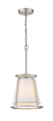 Lenyx Chandelier 10" Chandelier in Brushed Nickel