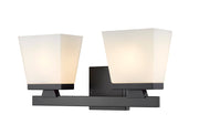 Astor 2 Light 16" Vanity in Matte Black