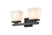 Astor 2 Light 16" Vanity in Matte Black