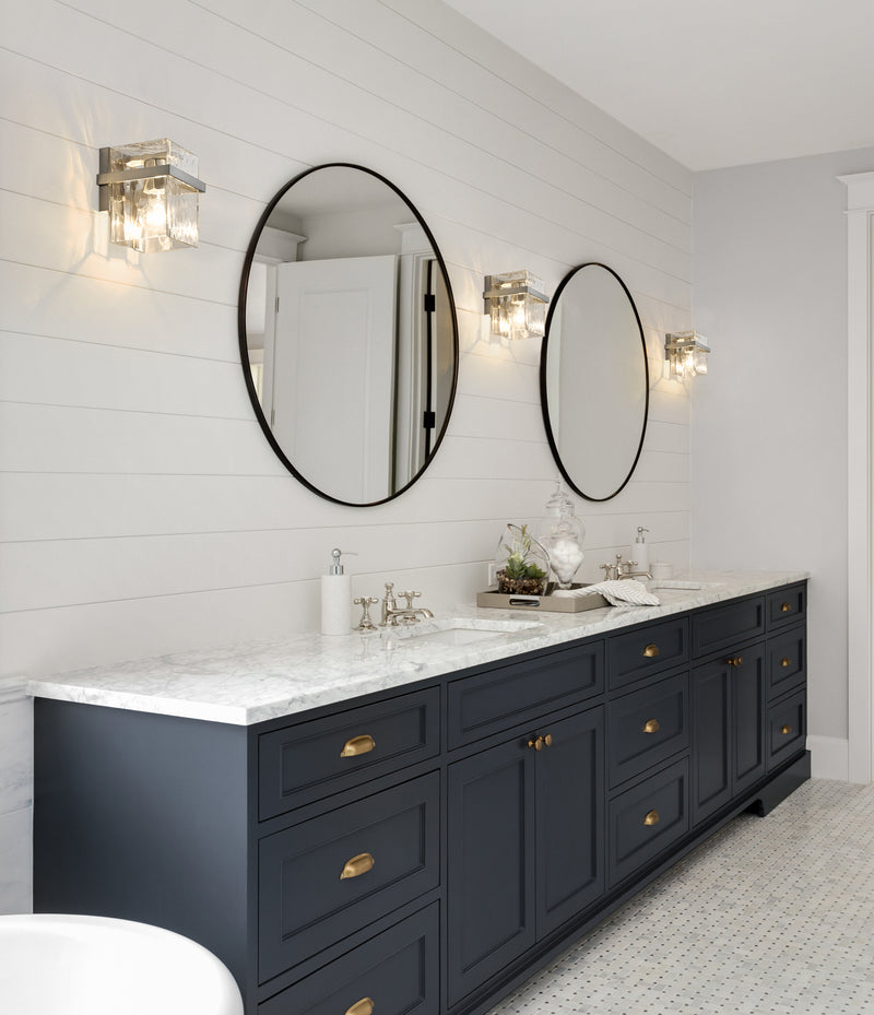 Bennington 1 Light 5.5" Wall Sconce in Brushed Nickel in a room setting