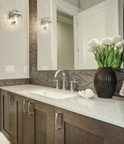 Bennington 1 Light 5.5" Wall Sconce in Chrome in a room setting