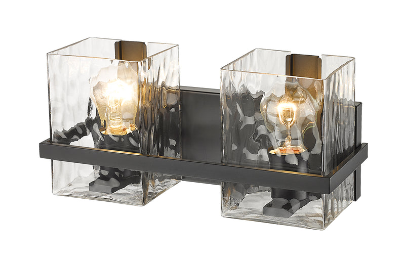 Bennington 2 Light 14.25" Vanity in Matte Black