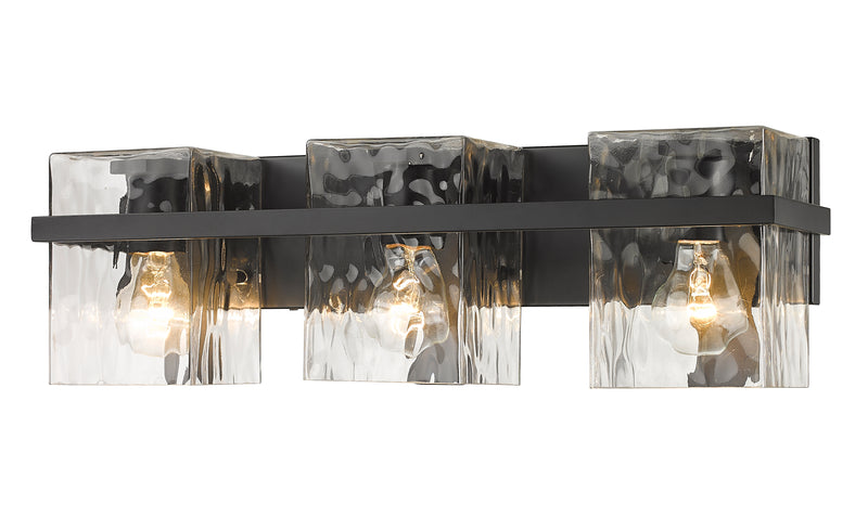 Bennington 3 Light 22.25" Vanity in Matte Black