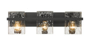Bennington 3 Light 22.25" Vanity in Matte Black