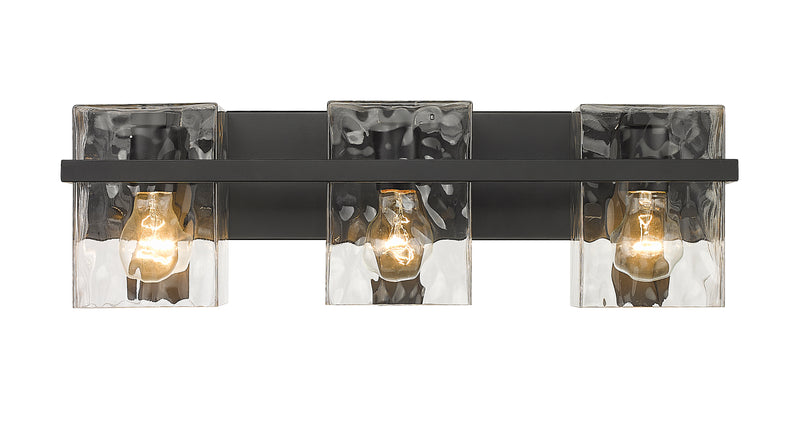 Bennington 3 Light 22.25" Vanity in Matte Black