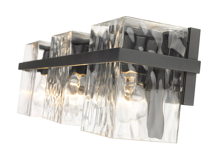 Bennington 3 Light 22.25" Vanity in Matte Black