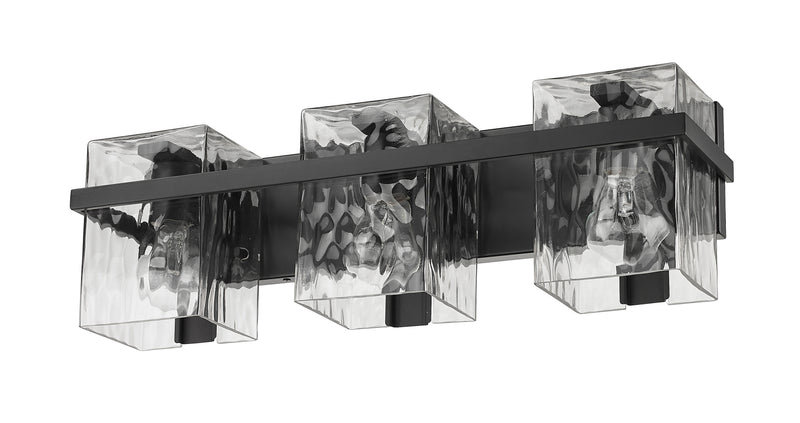 Bennington 3 Light 22.25" Vanity in Matte Black