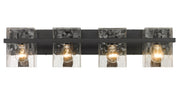 Bennington 4 Light 29.25" Vanity in Matte Black