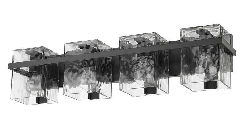 Bennington 4 Light 29.25" Vanity in Matte Black