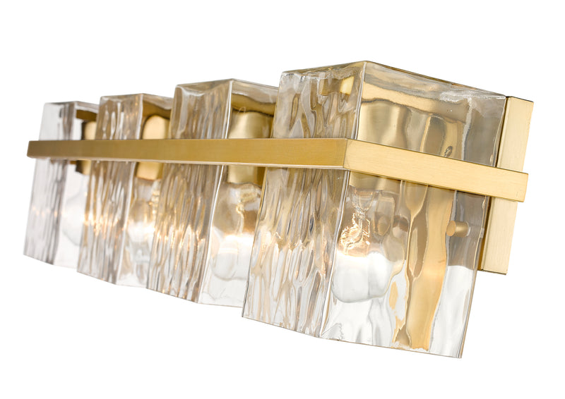 Bennington 4 Light 29.25" Vanity in Modern Gold
